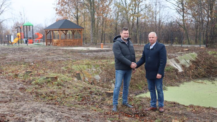 Renowacja zbiornika wodnego w miejscowości Witoldów