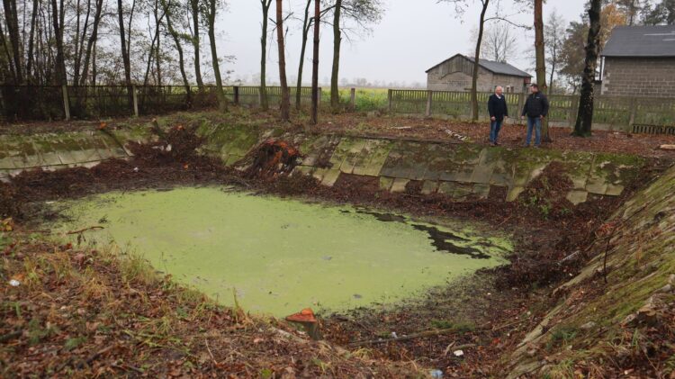 Renowacja zbiornika wodnego w miejscowości Witoldów