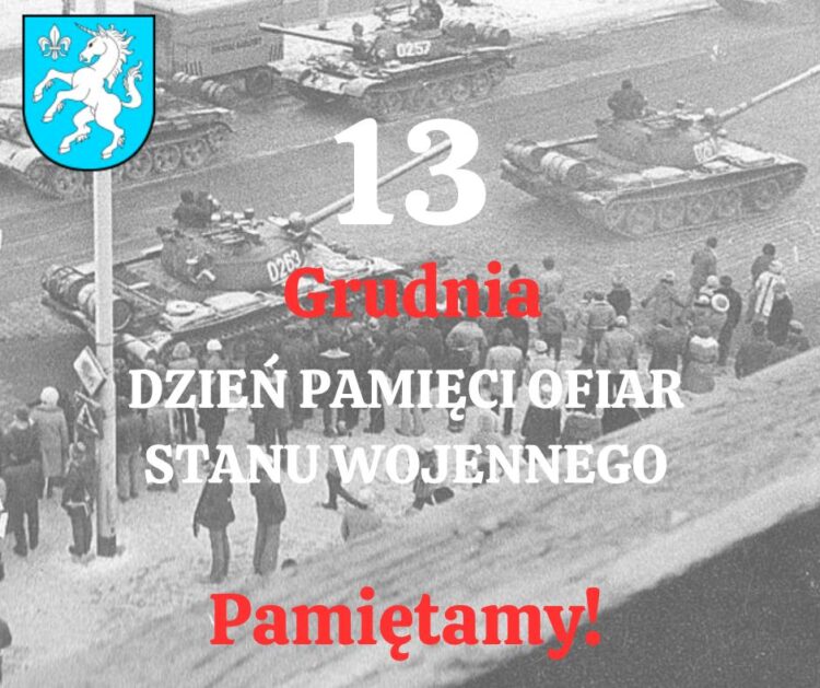 13 grudnia Dzień Pamięci Ofiar Stanu Wojennego