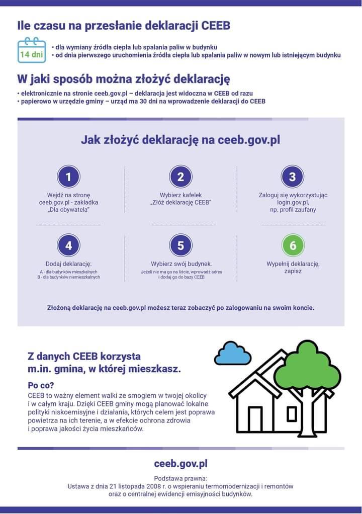 Pamiętaj o wypełnieniu deklaracji CEEB
