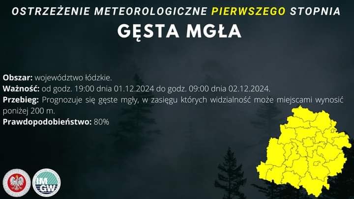 Uwaga! Gęsta mgła!