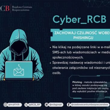 Zachowaj czujność wobec PHISHING!