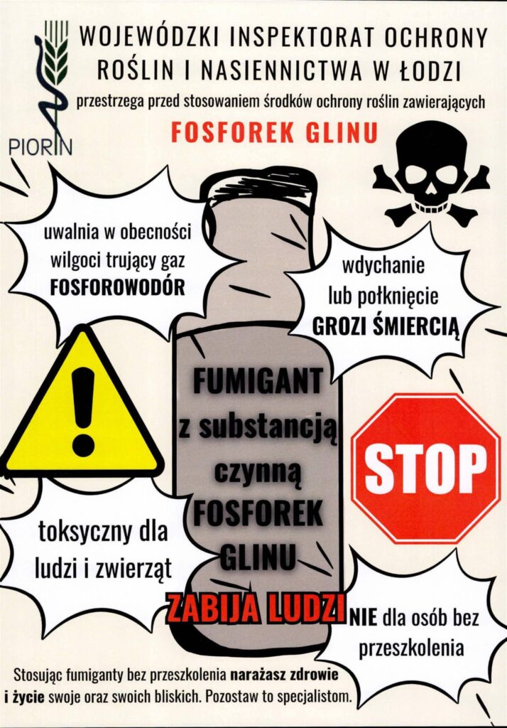 KOMUNIKAT ŁÓDZKIEGO WOJEWÓDZKIEGO INSPEKTORA OCHRONY ROŚLIN I NASIENNICTWA
