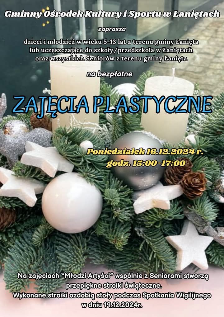 Świąteczne stroiki - wspólne dzieło pokoleń!