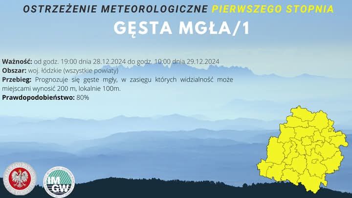 Uwaga! Gęsta mgła!