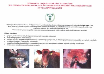 Informacja Powiatowego Lekarza Weterynarii w Kutnie