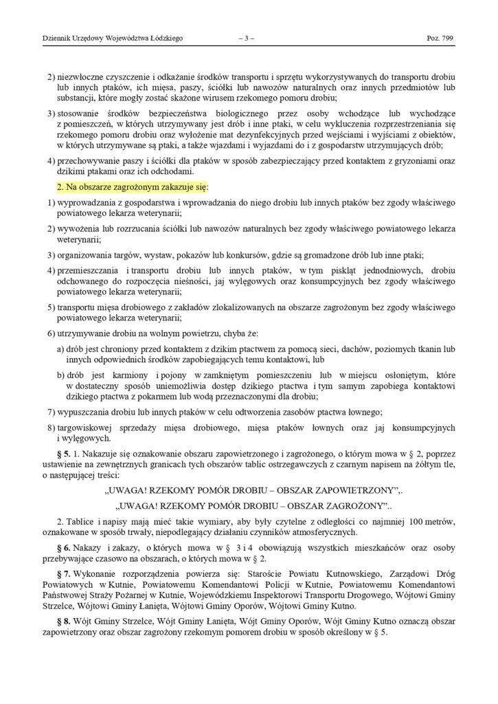 Wykryto ognisko rzekomego pomoru drobiu w powiecie gostynińskim!