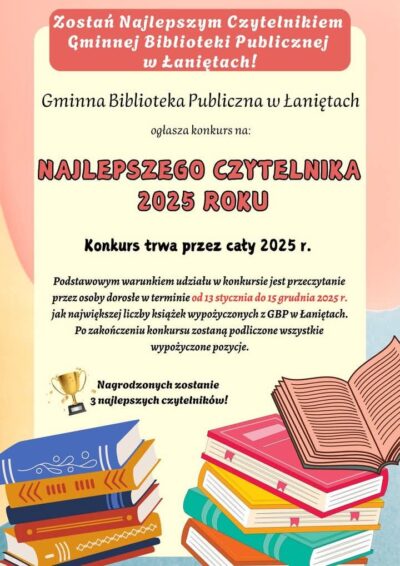 Konkurs na Najlepszego Czytelnika 2025 roku rozpoczęty!