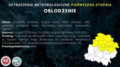 Uwaga! Oblodzenie!