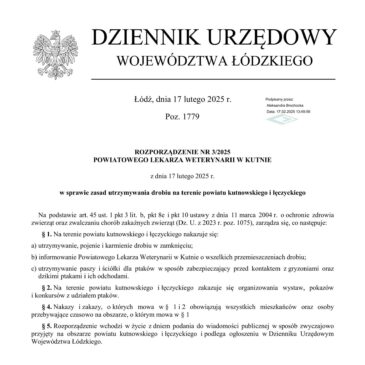 Rozporządzenie Nr 3/2025