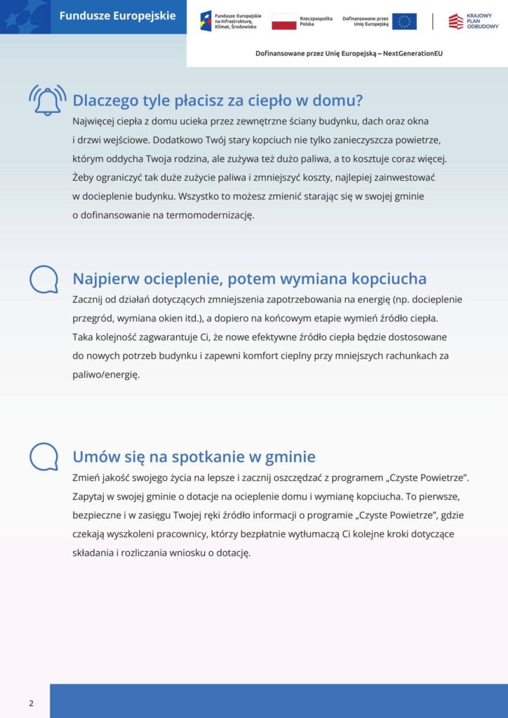Poradnik dla Beneficjentów programu "Czyste Powietrze"
