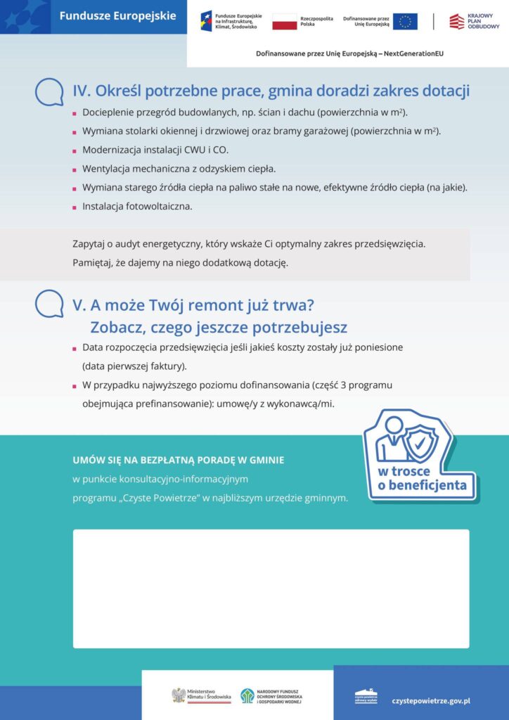 Poradnik dla Beneficjentów programu "Czyste Powietrze"