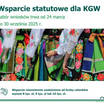 Wsparcie statutowe dla KGW