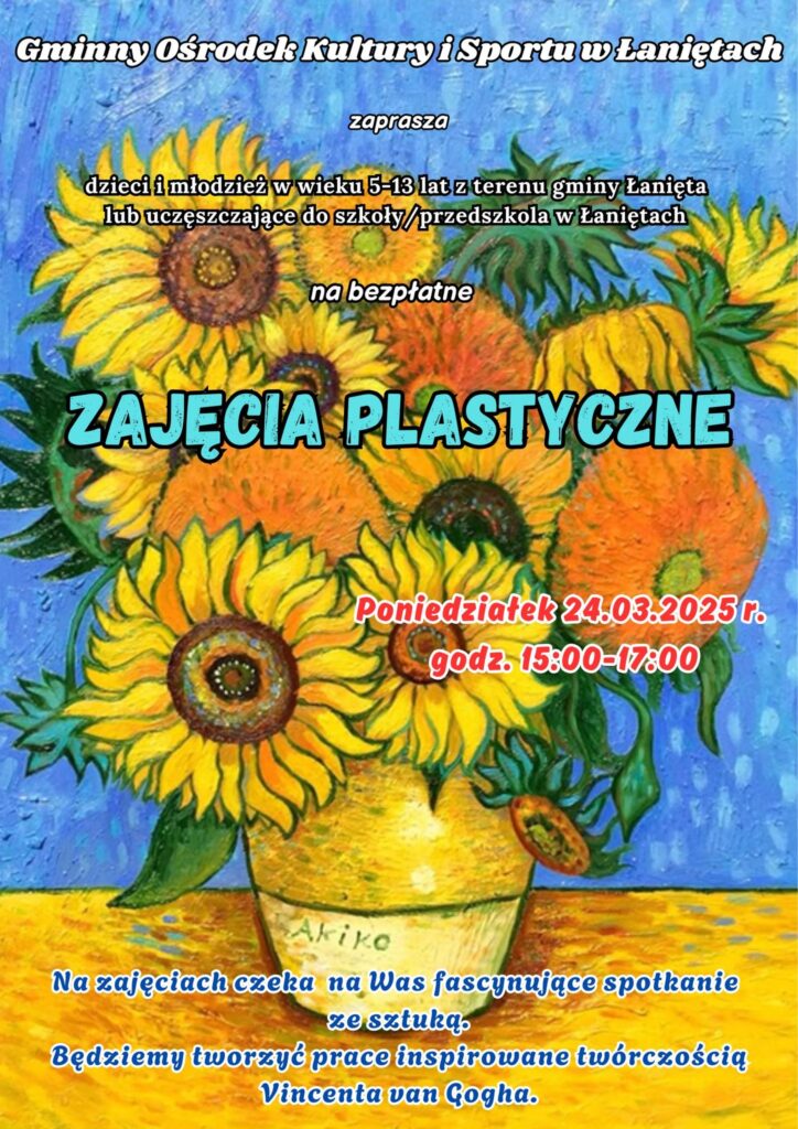 Poniedziałkowe spotkanie ze sztuką w GOKiS Łanięta! 