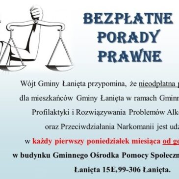 Bezpłatne porady prawne dla mieszkańców
