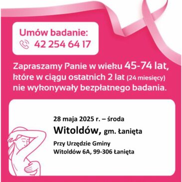 BEZPŁATNA MAMMOGRAFIA