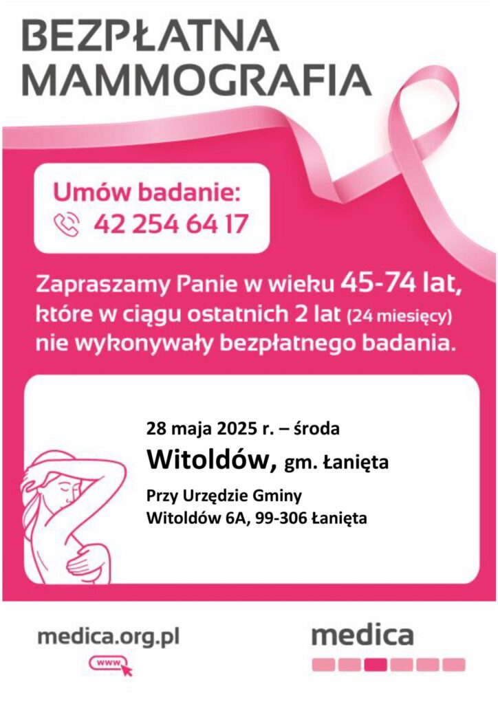 BEZPŁATNA MAMMOGRAFIA