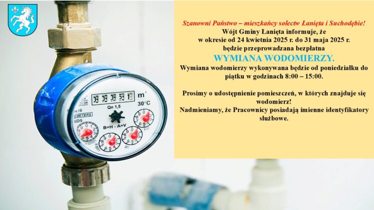 Wymiana wodomierzy