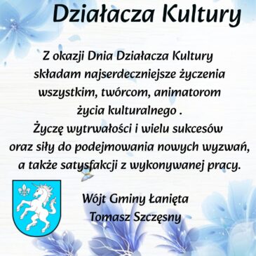29 Maja Dzień Działacza Kultury