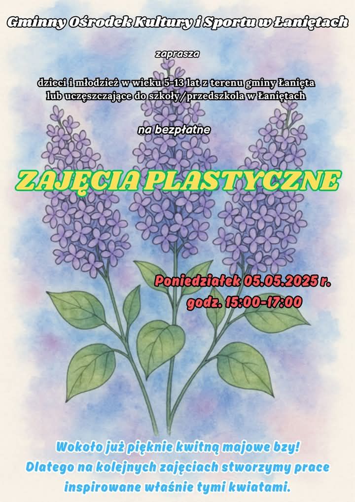 Już jutro w GOKiS kolejne zajęcia plastyczne!