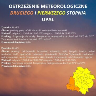 Uwaga! Upał! Burze!