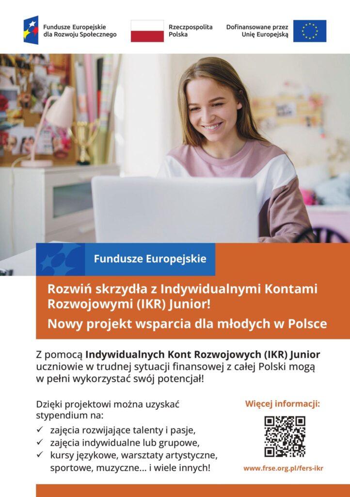 Projekt Indywidualne Konta Rozwojowe (IKR) Junior