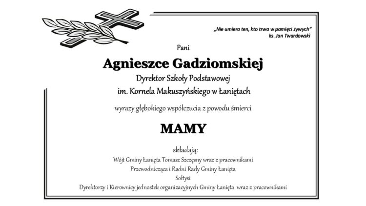 Kondolencje