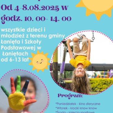 Wakacyjne szaleństwo w GOKiS Łanięta trwa!