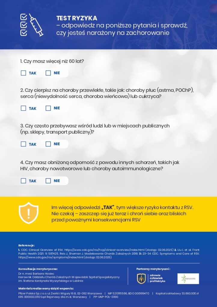 Zdrowie Człowiek Profilaktyka (edukacja RSV)