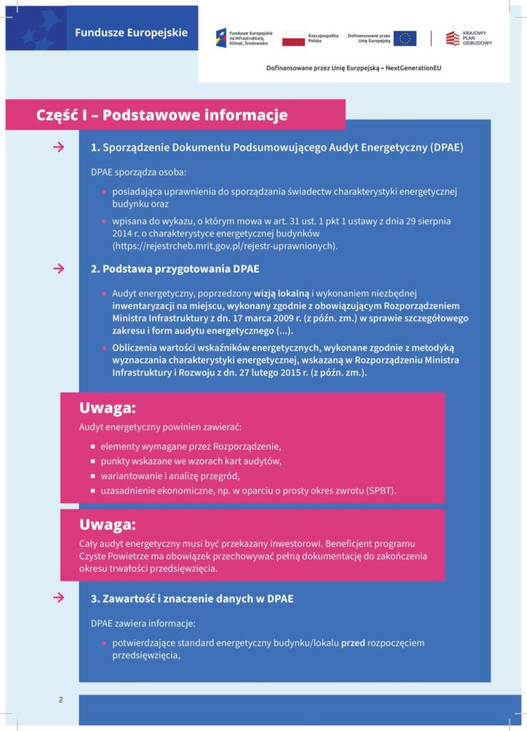 AUDYT BEZ BŁĘDÓW"Czyste Powietrze"