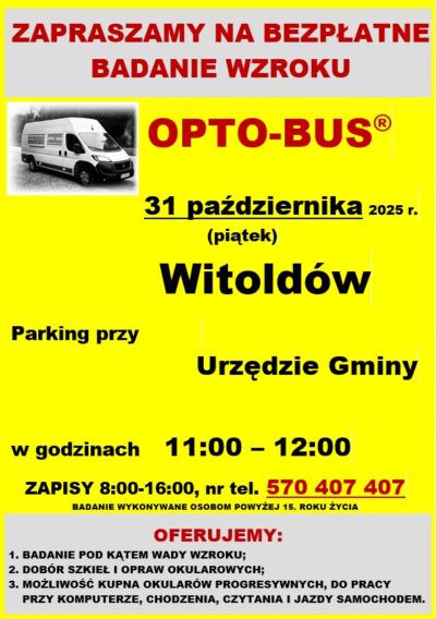 BEZPŁATNE BADANIE WZROKU