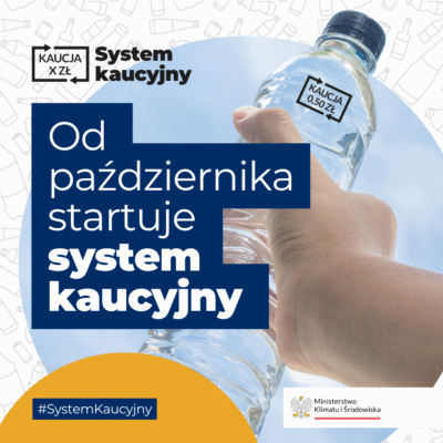 Od października 2025 r. w Polsce zacznie działać system kaucyjny opakowań po napojach.