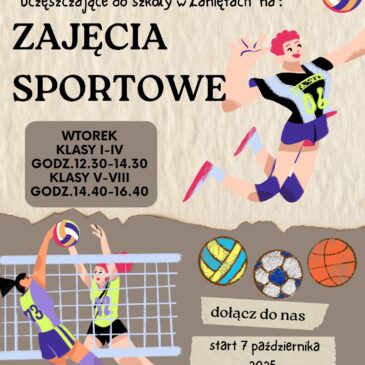Bezpłatne zajęcia sportowe
