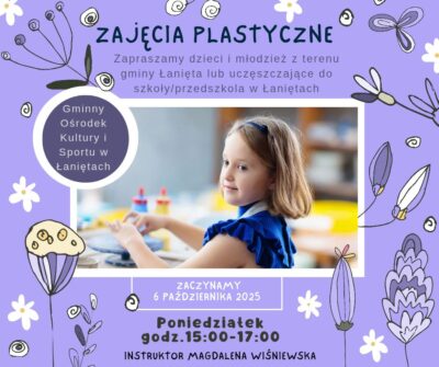 Zajęcia plastyczne w GOKiS Łanięta!