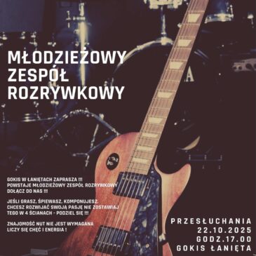 DOŁĄCZ DO NOWEGO ZESPOŁU MUZYCZNEGO!