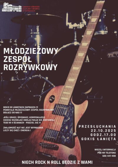 DOŁĄCZ DO NOWEGO ZESPOŁU MUZYCZNEGO!