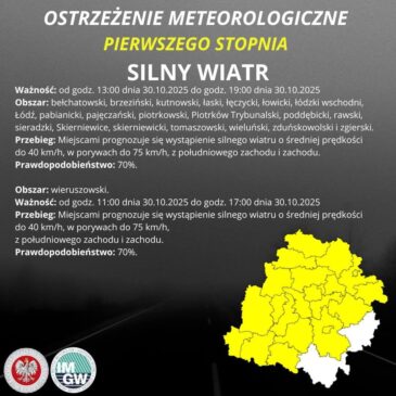 Uwaga! Silny wiatr!