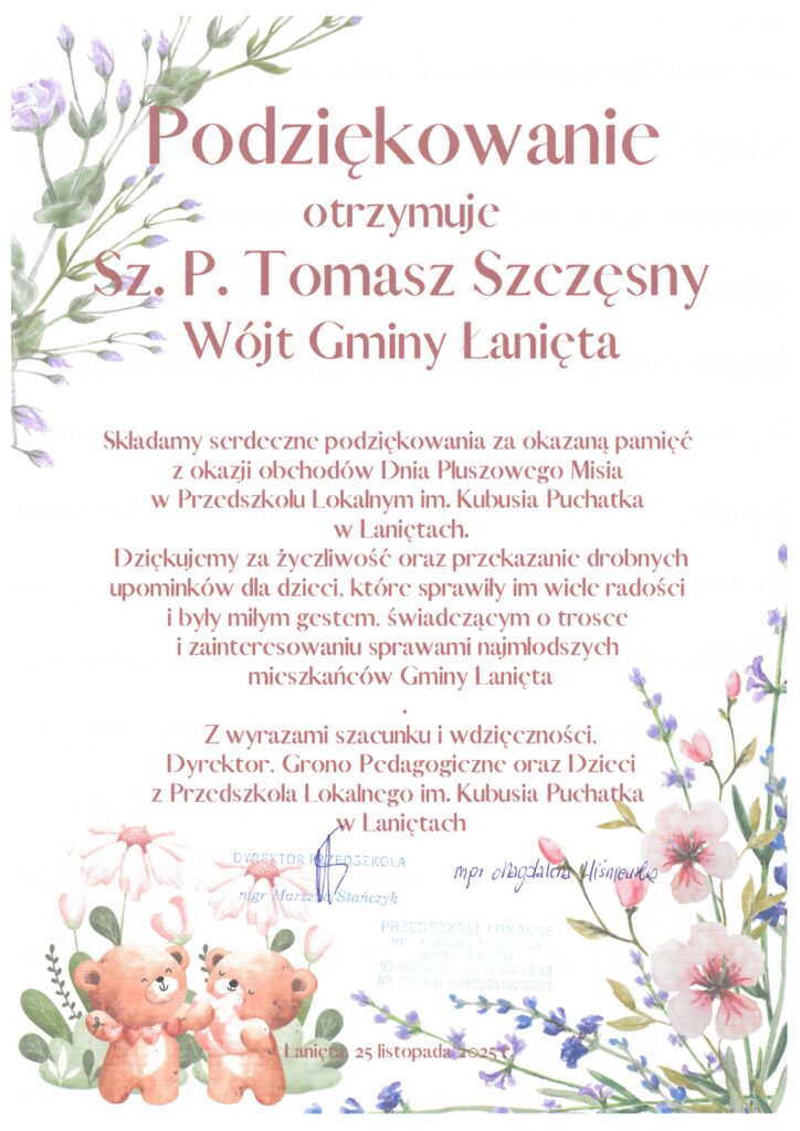 Dzień Pluszowego Misia
