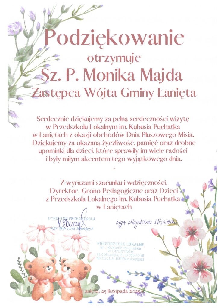 Dzień Pluszowego Misia