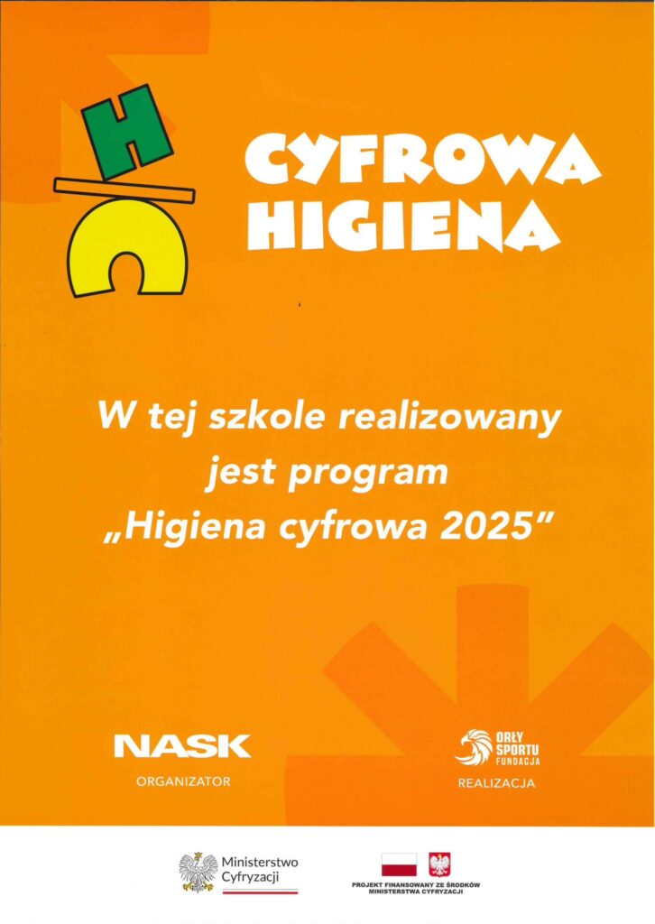 Szkoła Podstawowa im. Kornela Makuszyńskiego w Łaniętach w projekcie „Higiena Cyfrowa 2025”