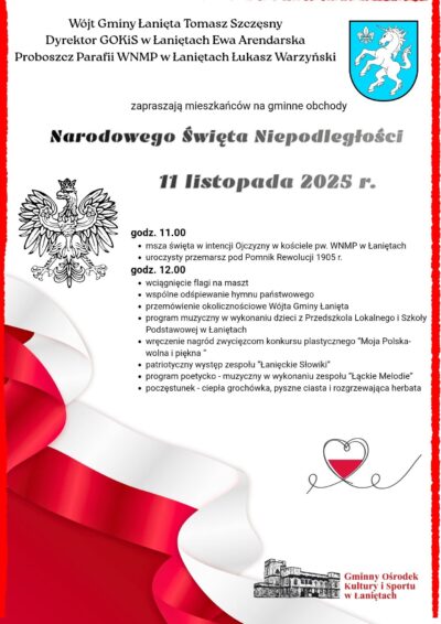 11 listopada Narodowe Święto Niepodległości