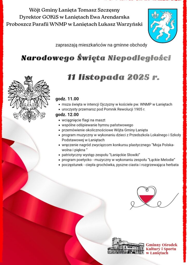 11 listopada Narodowe Święto Niepodległości
