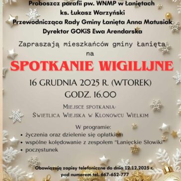 SPOTKANIE WIGILIJNE