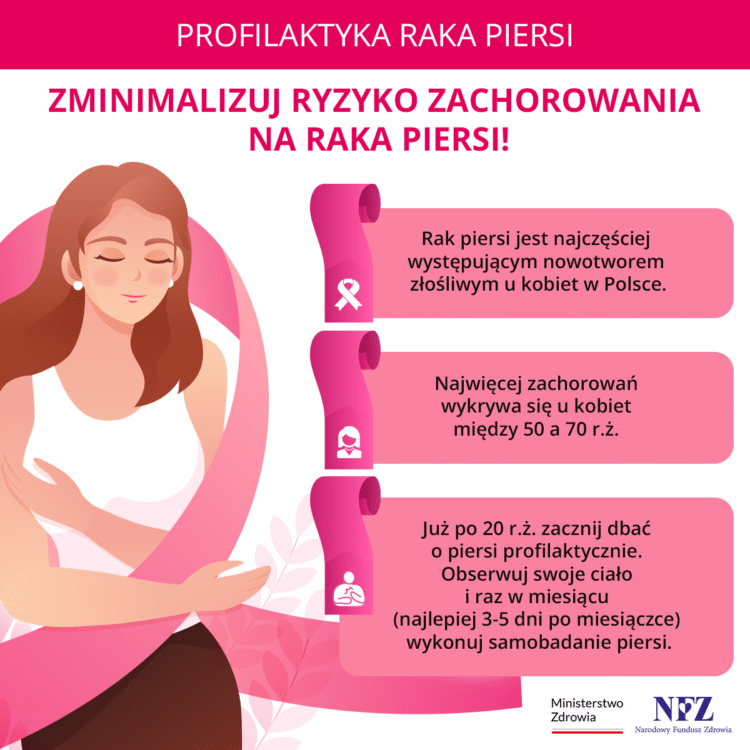 Łódzki NFZ serdecznie zaprasza na bezpłatną mammografię w mammobusie.