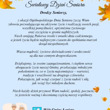 14 listopada Światowy Dzień Seniora