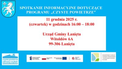 Zapraszamy! - "Czyste Powietrze"