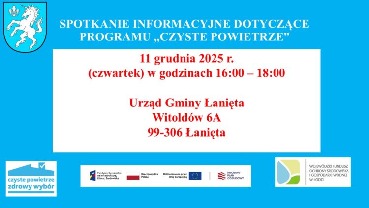 Zapraszamy! - "Czyste Powietrze"