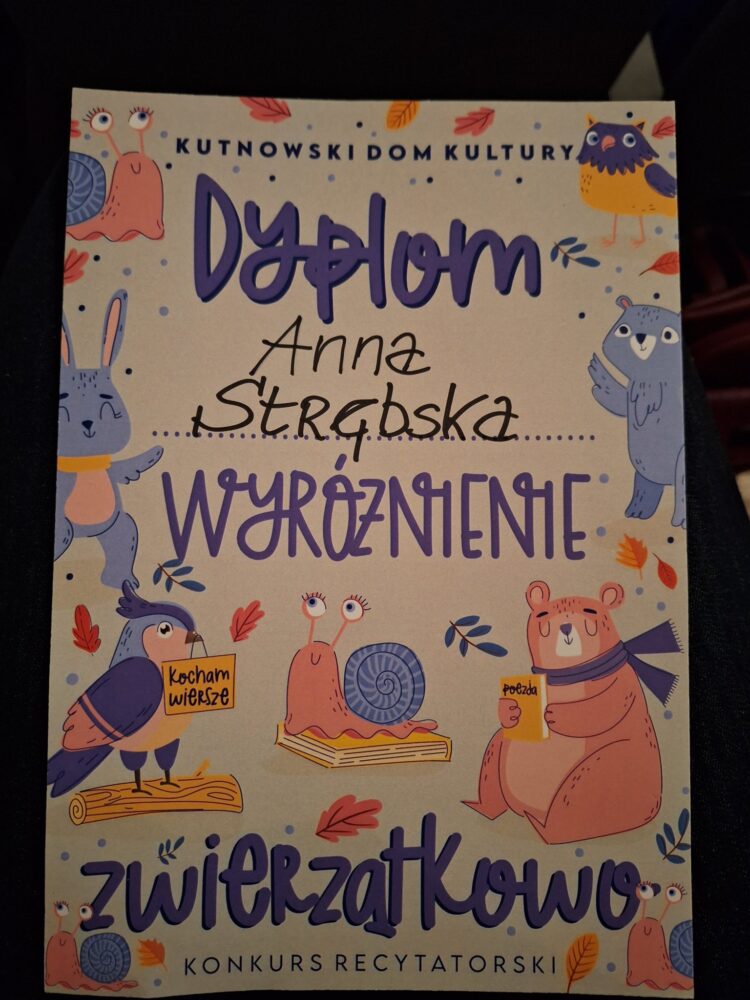 Sukces uczennic Szkola Podstawowa im. Kornela Makuszyńskiego w Łaniętach w konkursie recytatorskim