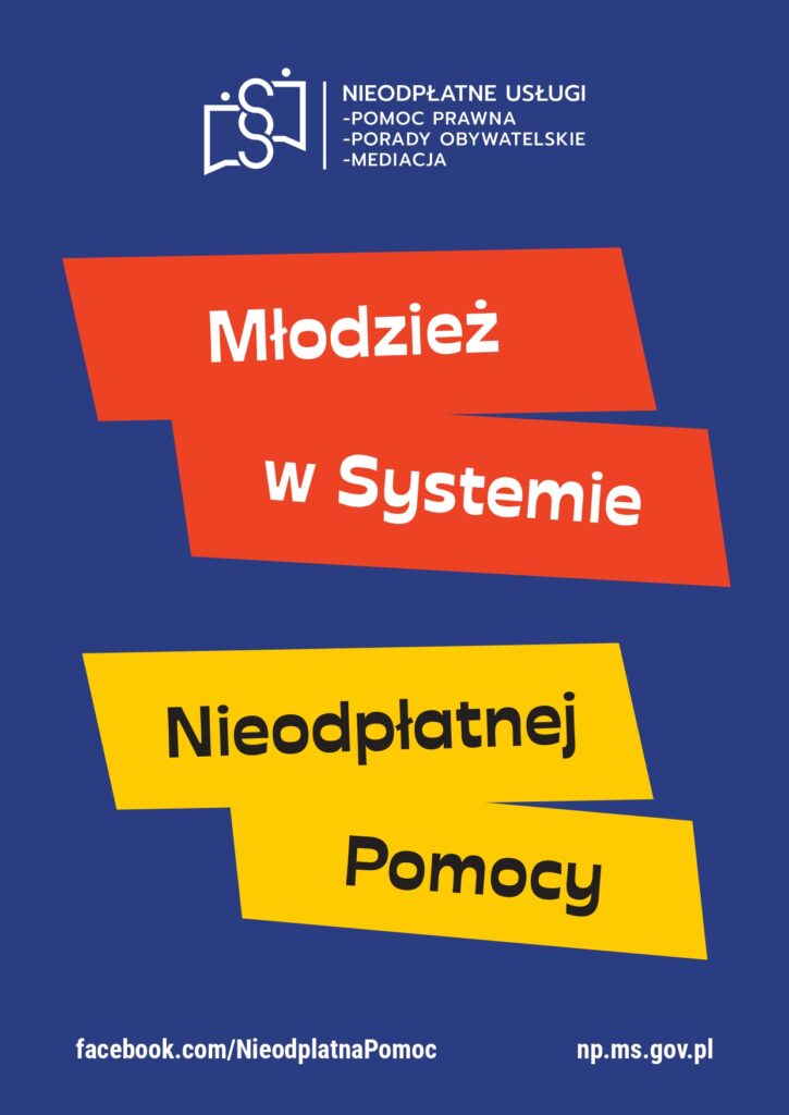 HARMONOGRAM przyjęć w punktach Nieodpłatnej Pomocy Prawnej, Nieodpłatnego Poradnictwa Obywatelskiego oraz nieodpłatnej mediacji w Powiecie Kutnowskim w 2026 roku.