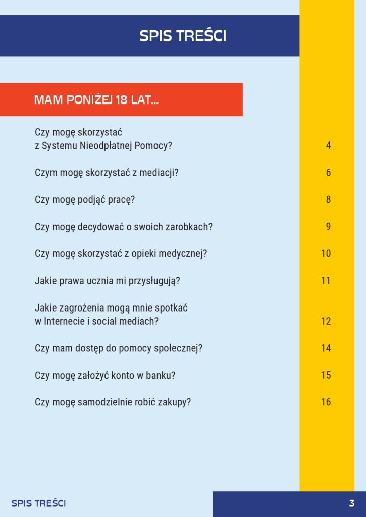 HARMONOGRAM przyjęć w punktach Nieodpłatnej Pomocy Prawnej, Nieodpłatnego Poradnictwa Obywatelskiego oraz nieodpłatnej mediacji w Powiecie Kutnowskim w 2026 roku.